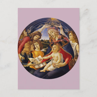 Madonna van de Magnificat door Botticelli Briefkaart