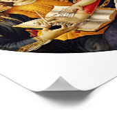 Madonna van de Magnificat door Botticelli Poster (Hoek)
