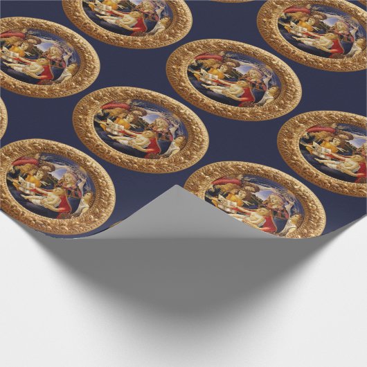 Madonna van de Magnificat door Sandro Botticelli Cadeaupapier (Hoek)