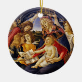 Madonna van de Magnificat door Sandro Botticelli Keramisch Ornament (Voorkant)