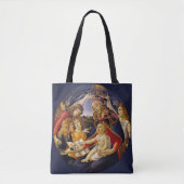Madonna van de Magnificat door Sandro Botticelli Tote Bag (Voorkant)