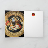Madonna van de Magnificat Feestdagen Kaart (Binnen)