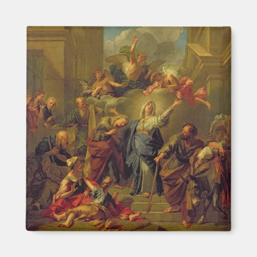 Madonna van de Magnificat Magneet (Voorkant)