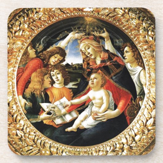 Madonna van de Magnificat Onderzetter (Voorkant)