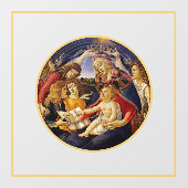 Madonna van de Magnificat Raamsticker (Vel)