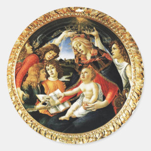 Madonna van de Magnificat Ronde Sticker