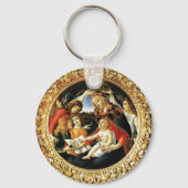 Madonna van de Magnificat Sleutelhanger (Achterkant)