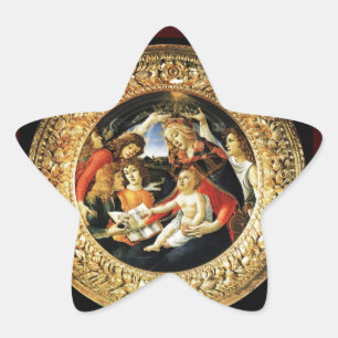 Madonna van de Magnificat Star Ster Sticker