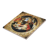 Madonna van de Magnificat Tegeltje (Zijkant)