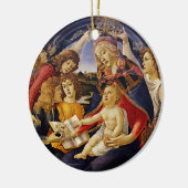 Madonna van de Magnificat van Sandro Botticelli Keramisch Ornament (Links)