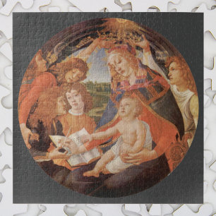 Madonna van de Magnificat van Sandro Botticelli Legpuzzel