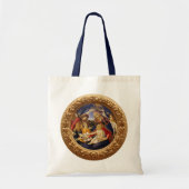Madonna van de Magnificat van Sandro Botticelli Tote Bag (Voorkant)
