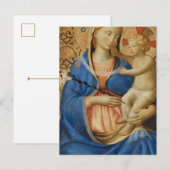 Madonna van de nederigheid door Fra Angelico Brief Briefkaart (Voorkant / Achterkant)