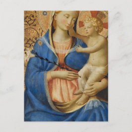 Madonna van de nederigheid door Fra Angelico Brief Briefkaart