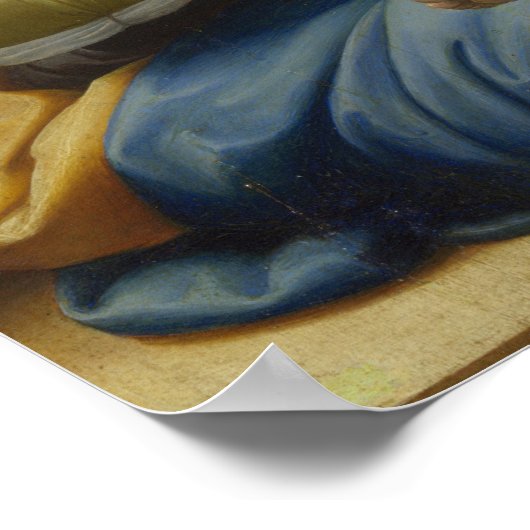 Madonna van de Pinks door Raphael - Poster (Hoek)