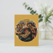 Madonna van de Pomegranaat - Botticelli Briefkaart (Staand voorkant)