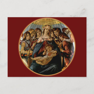 Madonna van de Pomegranaat - Botticelli Briefkaart