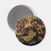 Madonna van de Pomegranaat - Botticelli Magneet (Voorkant / Achterkant)