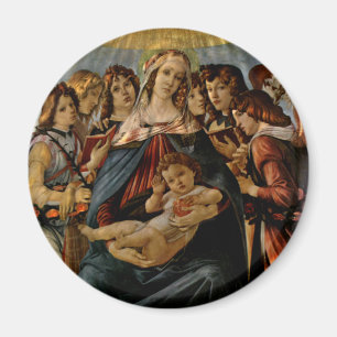 Madonna van de Pomegranaat - Botticelli Magneet