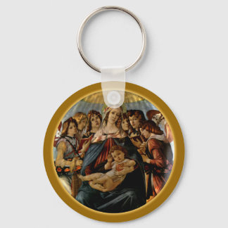Madonna van de Pomegranaat - Botticelli Sleutelhanger