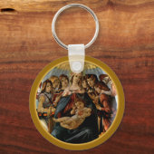 Madonna van de Pomegranaat - Botticelli Sleutelhanger (Voorkant)