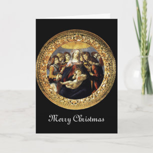 Madonna van de Pomegranaat Feestdagen Kaart