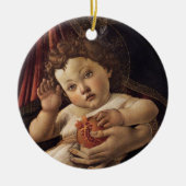Madonna van de Pomegranaat Keramisch Ornament (Voorkant)