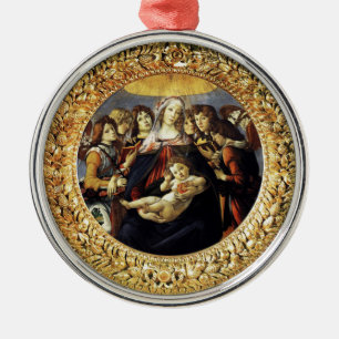 Madonna van de Pomegranaat Metalen Ornament