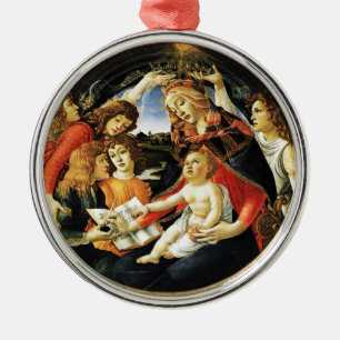 Madonna van de Pomegranaat Metalen Ornament