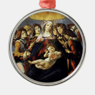 Madonna van de Pomegranaat Metalen Ornament