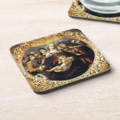 Madonna van de Pomegranaat Onderzetter (Linkerzijde)