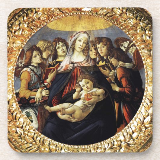 Madonna van de Pomegranaat Onderzetter (Voorkant)