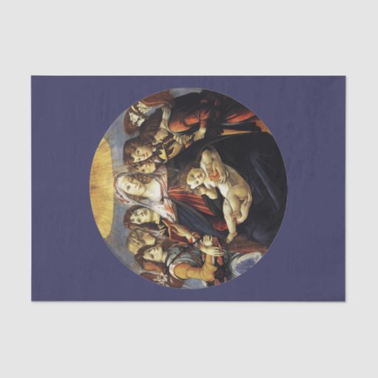 Madonna van de Pomegranaat Tissuepapier (Voorkant)