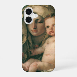 Madonna van de Putter door Tiepolo, Vintage Kunst iPhone 16 Hoesje