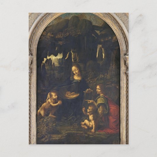 Madonna van de Rocks, c.1478 Briefkaart (Voorkant)