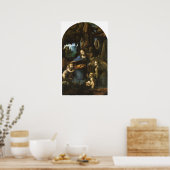 Madonna van de Rocks II, Leonardo da Vinci, 1483 Poster (Keuken)