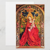 MADONNA VAN DE ROOS BOWER BRIEFPAPIER (Voorkant / Achterkant)