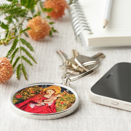 MADONNA VAN DE ROOS BOWER SLEUTELHANGER (Zijkant)