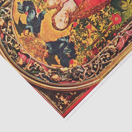 MADONNA VAN DE ROOS BOWER TISSUEPAPIER (Detail)