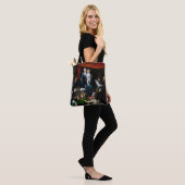 Madonna van de Rosary, Caravaggio Tote Bag (Op model)
