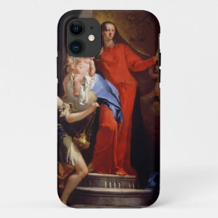 Madonna van de Rosary (olie op canvas) Case-Mate iPhone Case