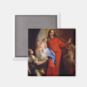 Madonna van de Rosary (olie op canvas) Magneet (Voorkant / Achterkant)
