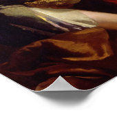 Madonna van de Rosary (olie op canvas) Poster (Hoek)