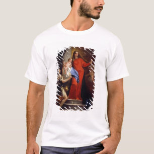 Madonna van de Rosary (olie op canvas) T-shirt