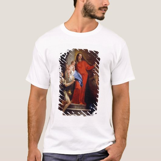 Madonna van de Rosary (olie op canvas) T-shirt (Voorkant)