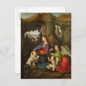 Madonna van de Rotsen Briefkaart (Voorkant / Achterkant)