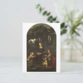 Madonna van de Rotsen door Leonardo da Vinci Briefkaart (Staand voorkant)
