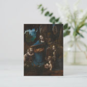 Madonna van de rotsen, Maagd Maria, Jezus, Johanne Briefkaart (Staand voorkant)