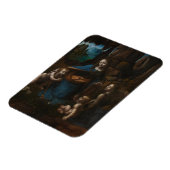 Madonna van de rotsen, Maagd Maria, Jezus, Johanne Magneet (Linkerzijde)