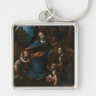 Madonna van de Rotsen, Maagd Maria, Jezus, Johanne Sleutelhanger